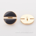 Gold metal sewing buttons for women